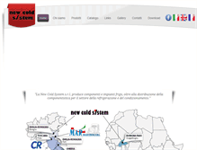 Tablet Screenshot of newcoldsystem.it